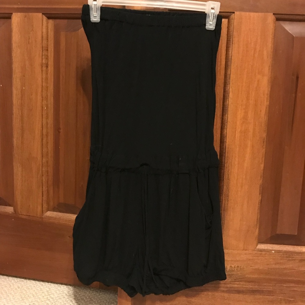Black shorts romper